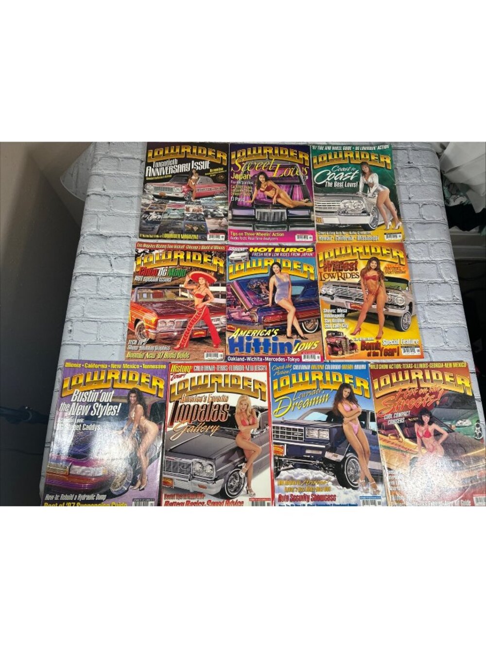 LOWRIDER Magazine 1997 Vintage Lot of 10